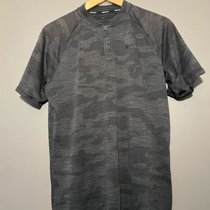 Tiger Woods Black Nike Polo Golf Shirt